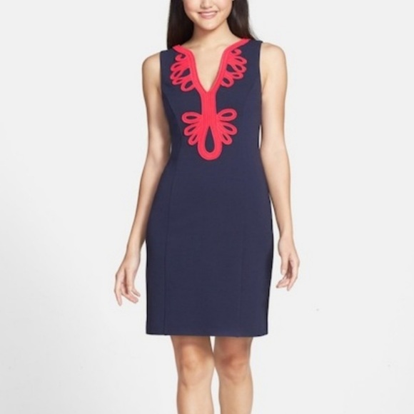 Lilly Pulitzer Janice Knit Stretch Shift Dress 10 - Picture 11 of 11